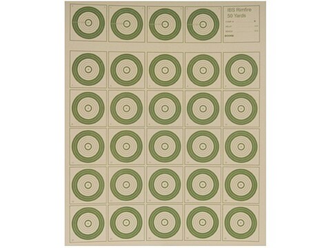 national target international bench rest shooters target ibs 50 yd