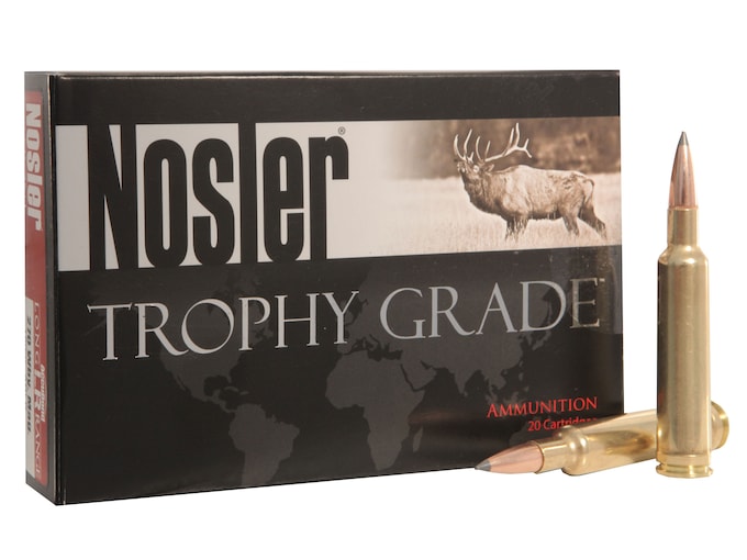 Nosler Trophy Grade Ammunition 270 Weatherby Magnum 150 Grain AccuBond Long Range Box of 20