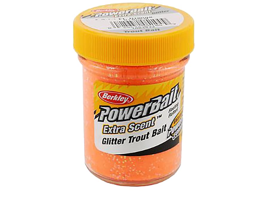 Berkley Powerbait Glitter Natural Scent Trout Bait: Salmon Egg Red