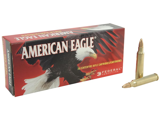 Federal American Eagle Varmint and Predator Ammunition 223 Remington 50 Grain Jacketed Hollow Point