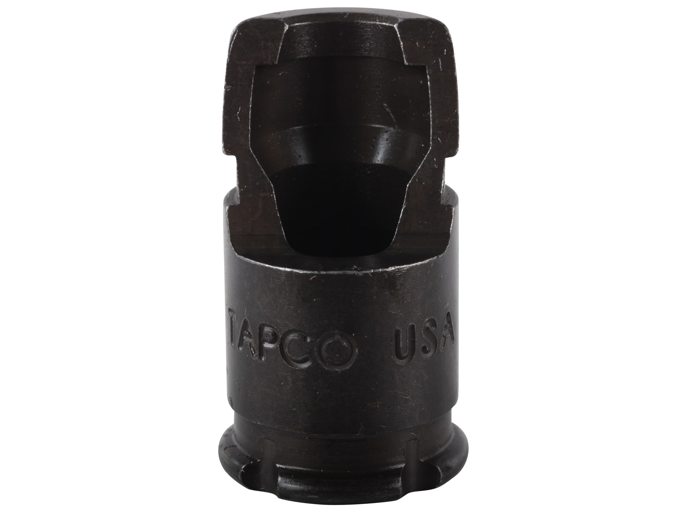 TAPCO Slant Muzzle Brake M14x1 LH Thread AK-47, AK-74 Steel Blue
