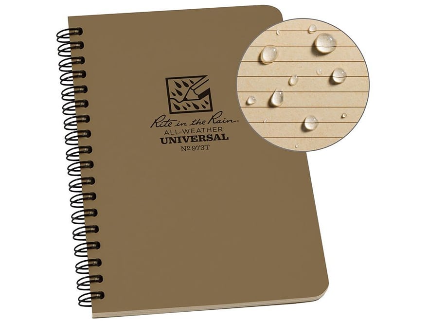 Rite in the Rain Side Spiral All-Weather Notebook