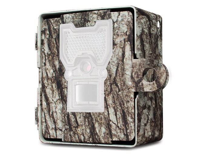 Bushnell Trophy Cam Wireless Game Camera Security Box Steel Tree Bark