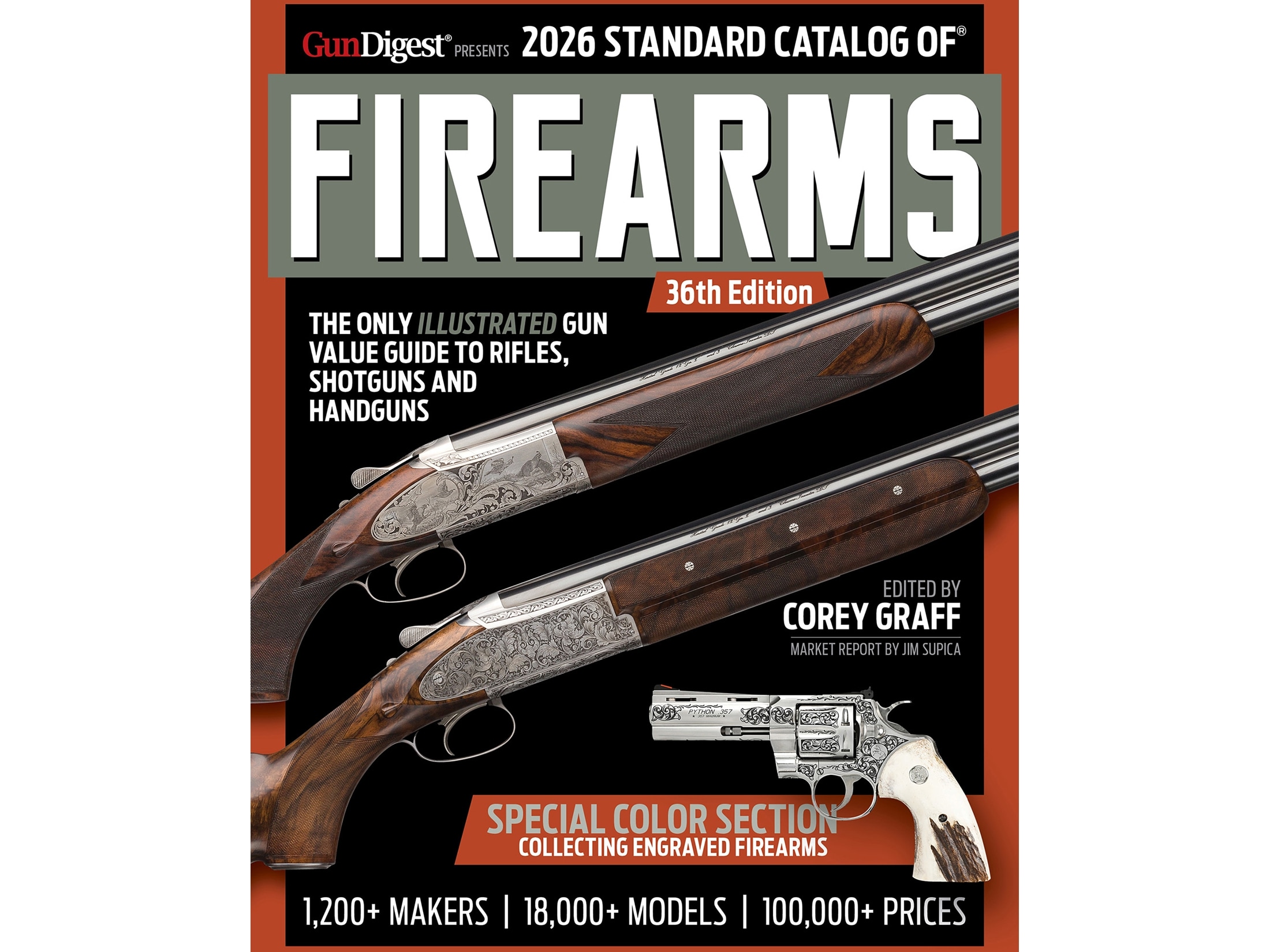 2026 Standard Catalog of Firearms, 36th Edition by Corey Graff/Jim
