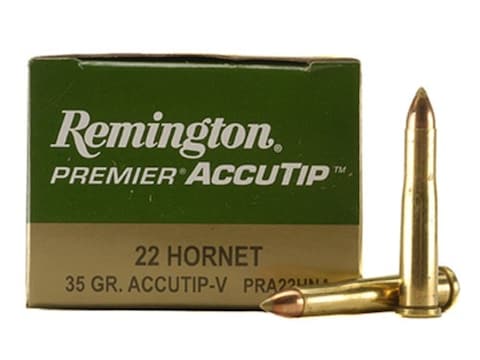Remington Premier Varmint Ammo 22 Hornet 35 Grain AccuTip Box of 50