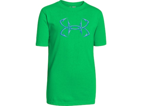 Under Armour Youth Fish Hook Short Sleeve T-Shirt Charged Cotton