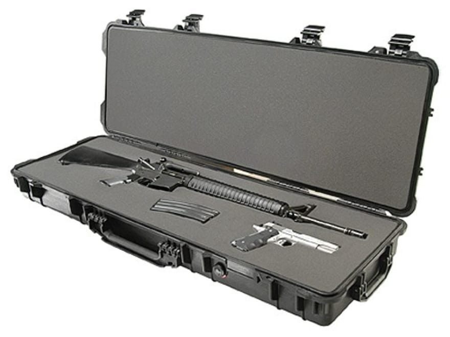 New rifle Gun utility case includes Pelican 1720 lock & foam nameplate 