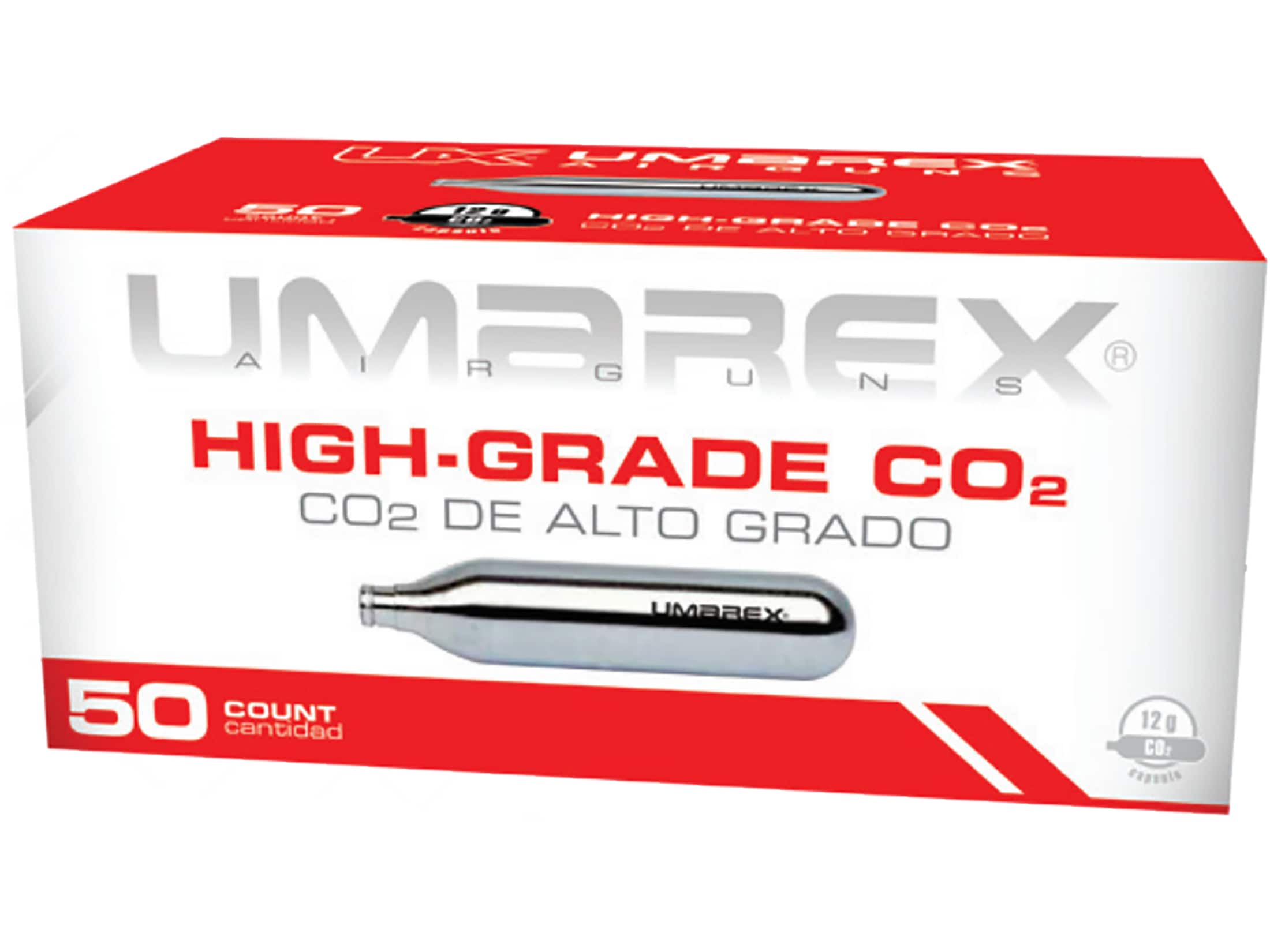 Umarex High-Grade CO2 Cartridges for Airsoft Pellet BB Guns 12g