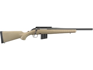 Ruger American Ranch Bolt Action Youth Centerfire Rifle 350 Legend 16.38" Barrel Black and Flat Dark Earth Compact image