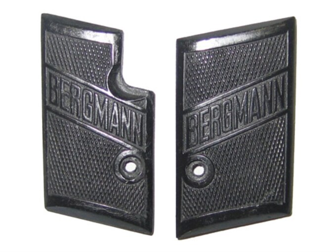 Vintage Gun Grips Bergmann 2A 25 ACP Polymer Black