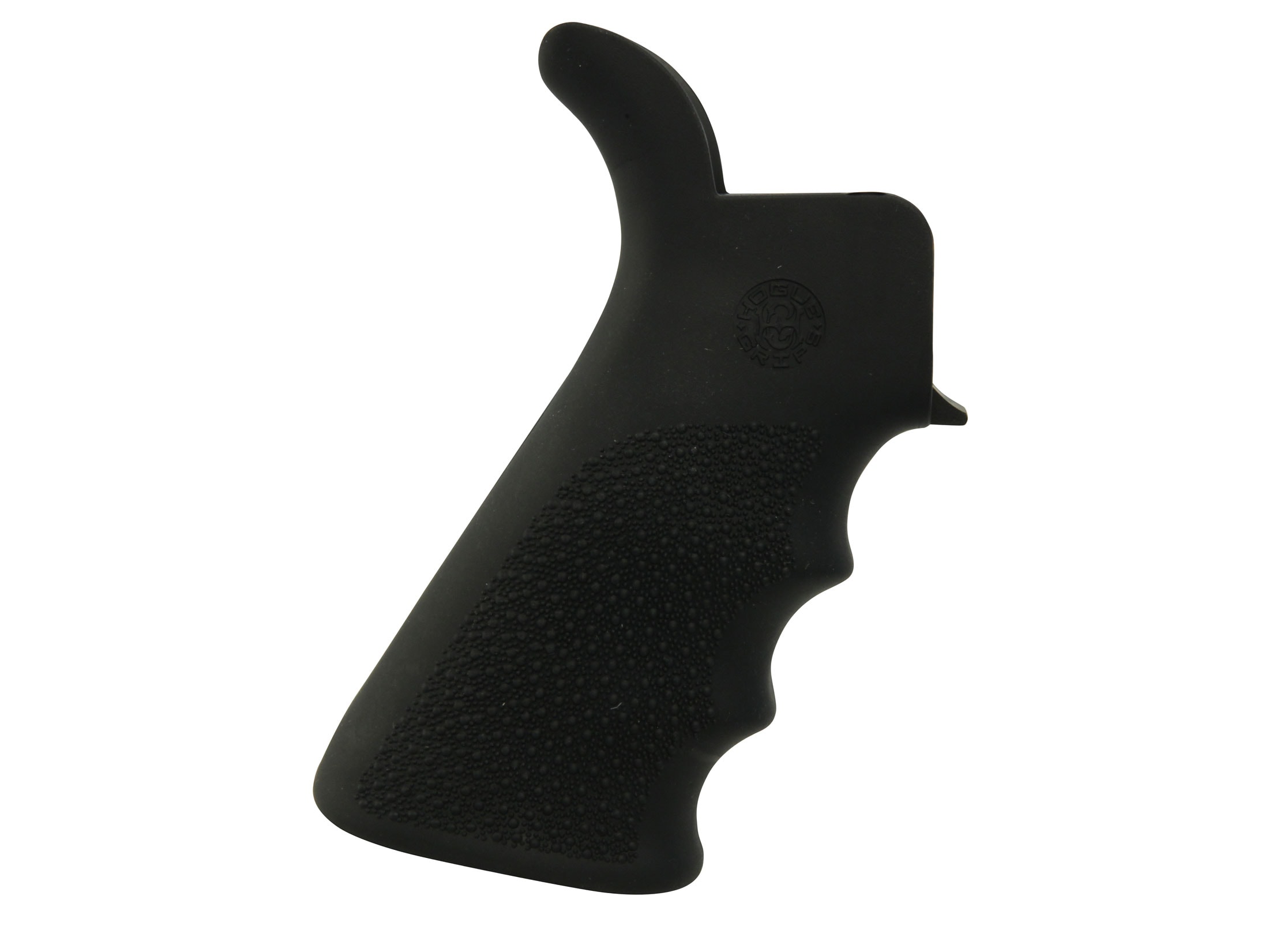 Hogue OverMolded Beavertail Pistol Grip AR-15 Finger Grooves Rubber