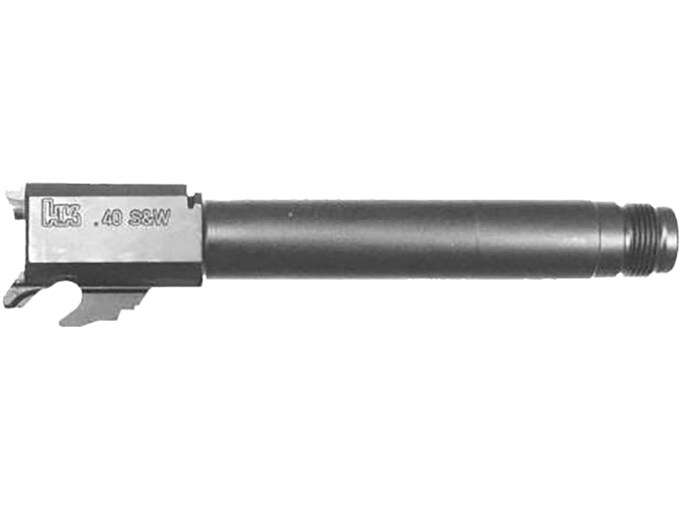 HK Tactical Barrel HK VP40 40 S&W 4.45" M14.5x1 LH Threaded Steel Matte