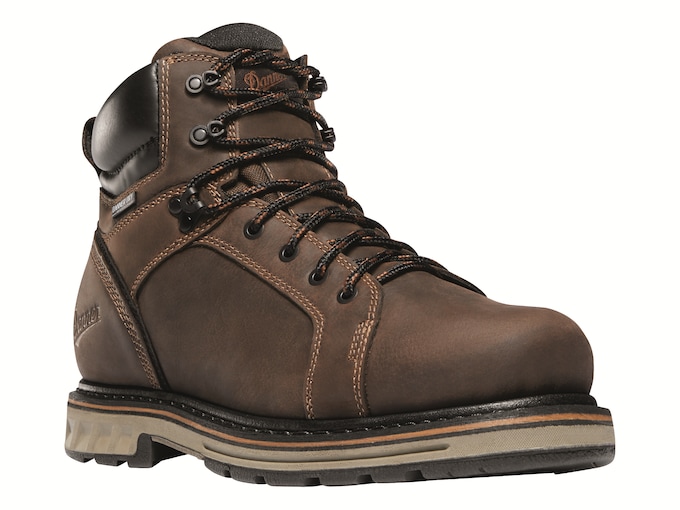 Danner 6 Steel Yard Steel Toe Work Boots Leather Brown Men's 9 D