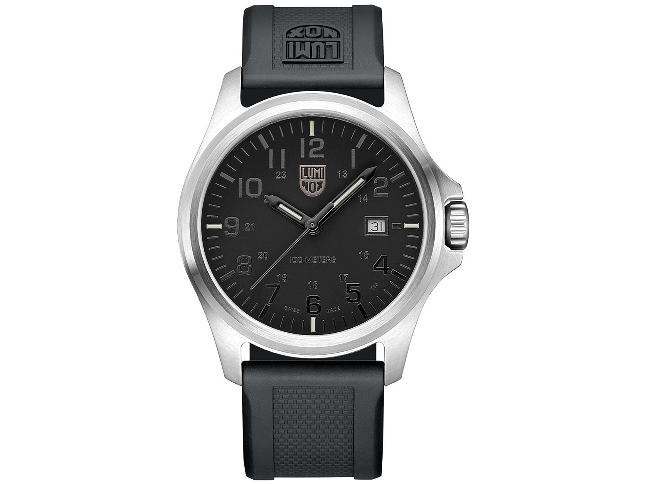 【お値下げ中】【国内未発売】南米限定LUMINOX patagonia Luminox G Patagonia Watch Steel/PU Strap Black/Black