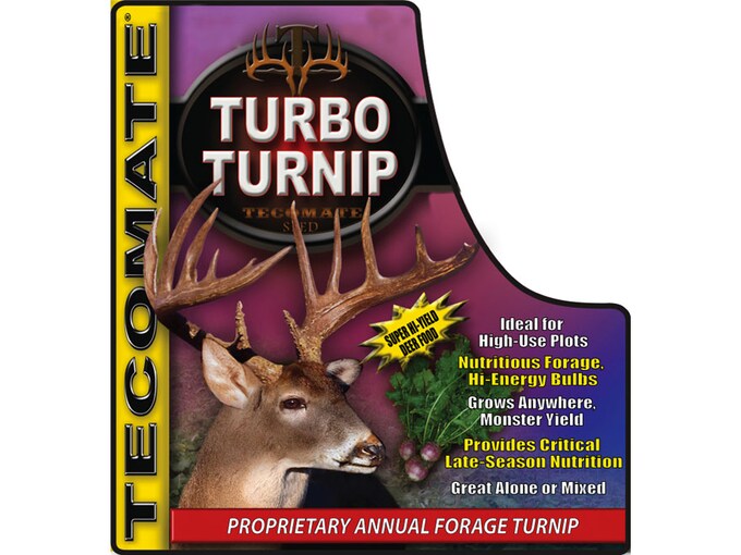 Tecomate Turbo Turnip Annual Food Plot Seed 2.75 lb