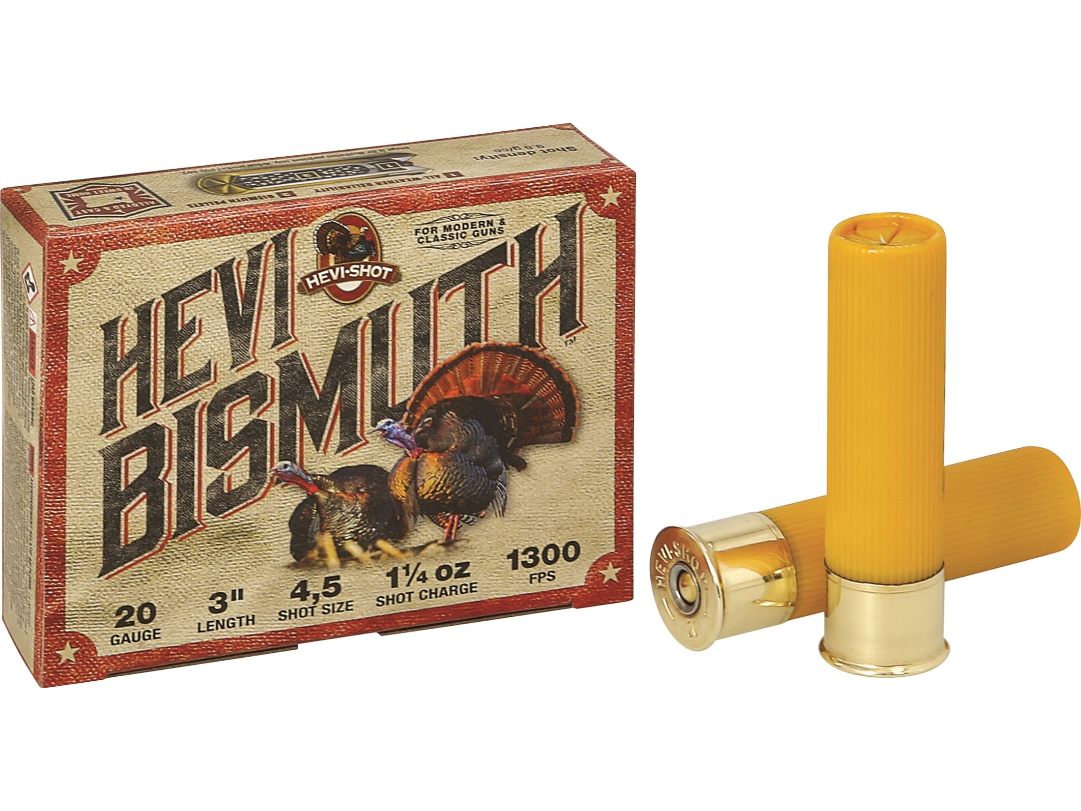 Hevi-Shot Hevi-Bismuth Turkey 20 Ga Ammo 3 #4 #5 Bismuth