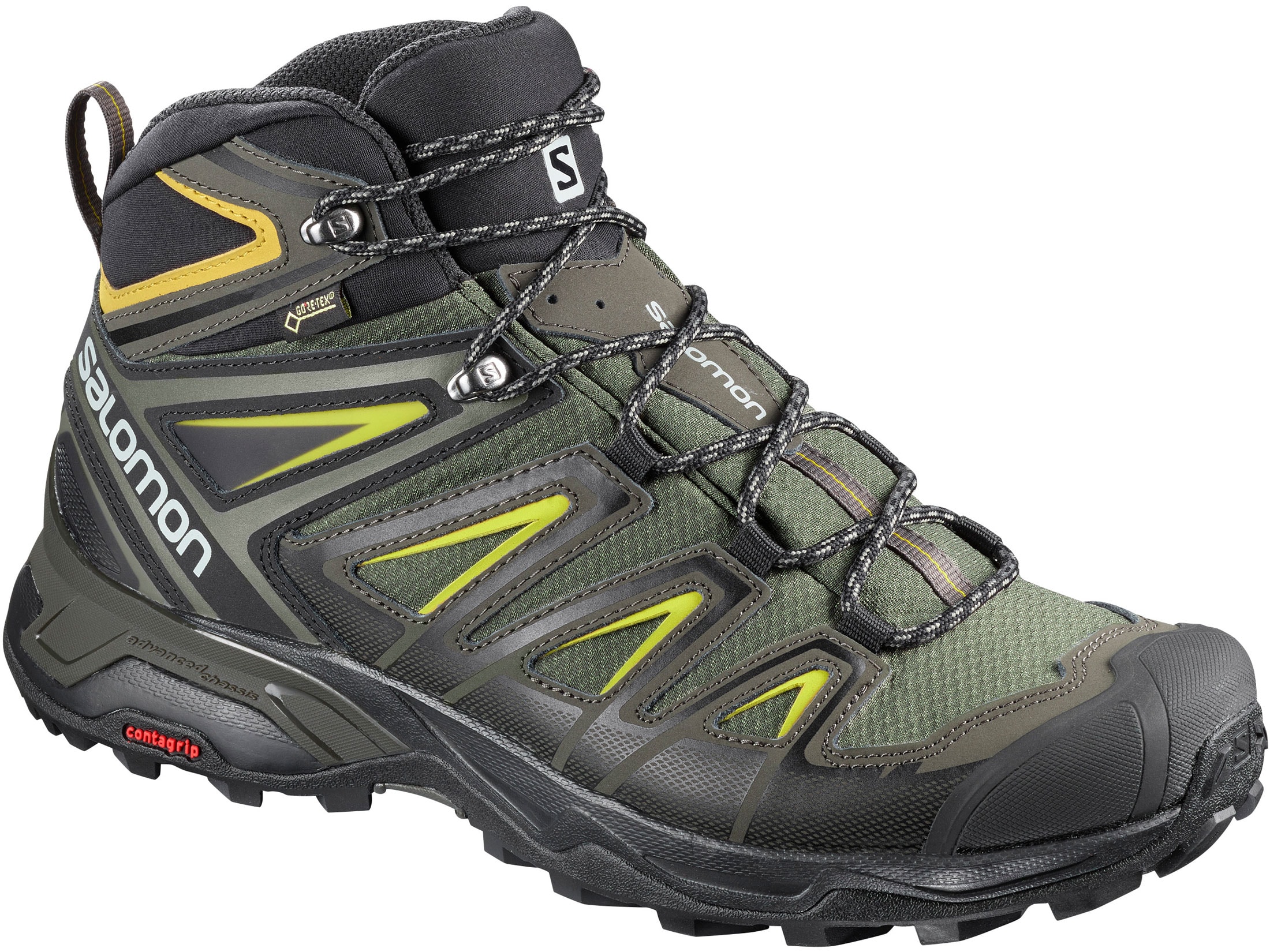 salomon leather hiking boots