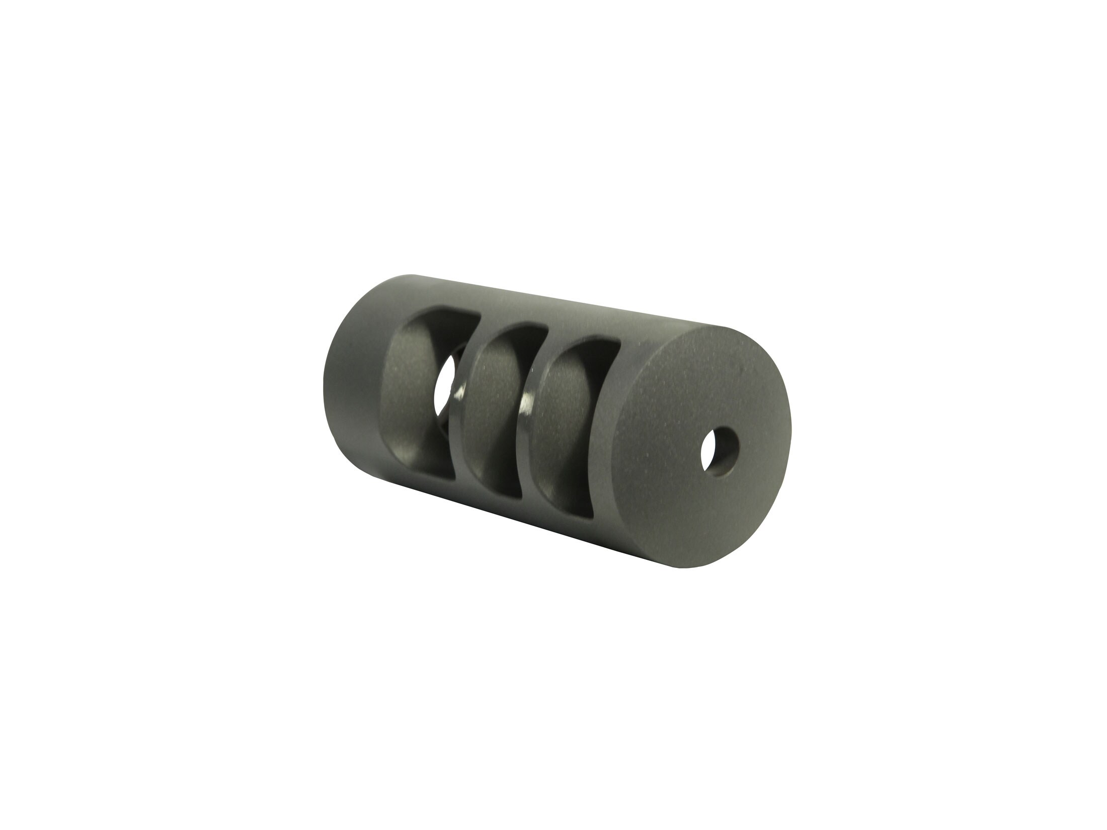 THREADED BOTH ENDS ALUMINUM MUZZLE BRAKE BLANKS CNC MACHINED IN THE USA!! 