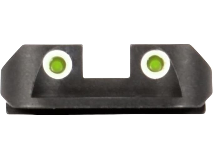 Novak Rear Sight Ruger SP101 Steel Matte with Green Tritium Dots