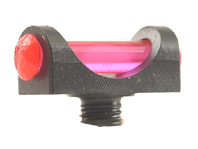 Marble's Expert Shotgun Front Bead Sight .094" Diameter 6-48 Thread 3/32" Shank Extra-Lum Fiber Optic