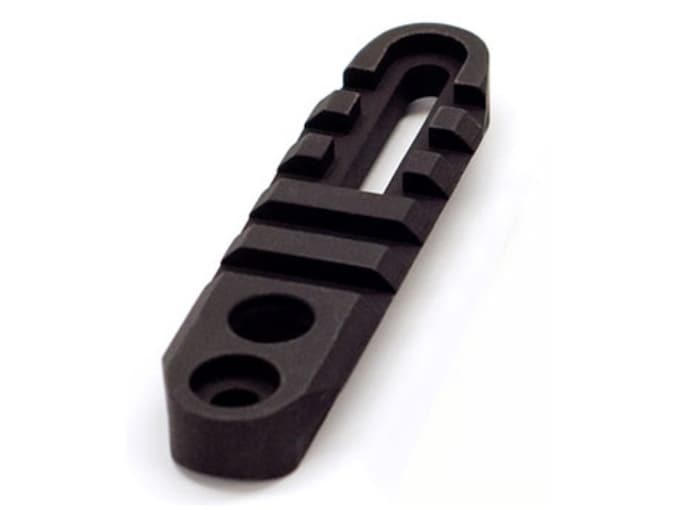 Atlas Bipod Flush Cup 1913 Radius Back Rail 3.35 Aluminum Black