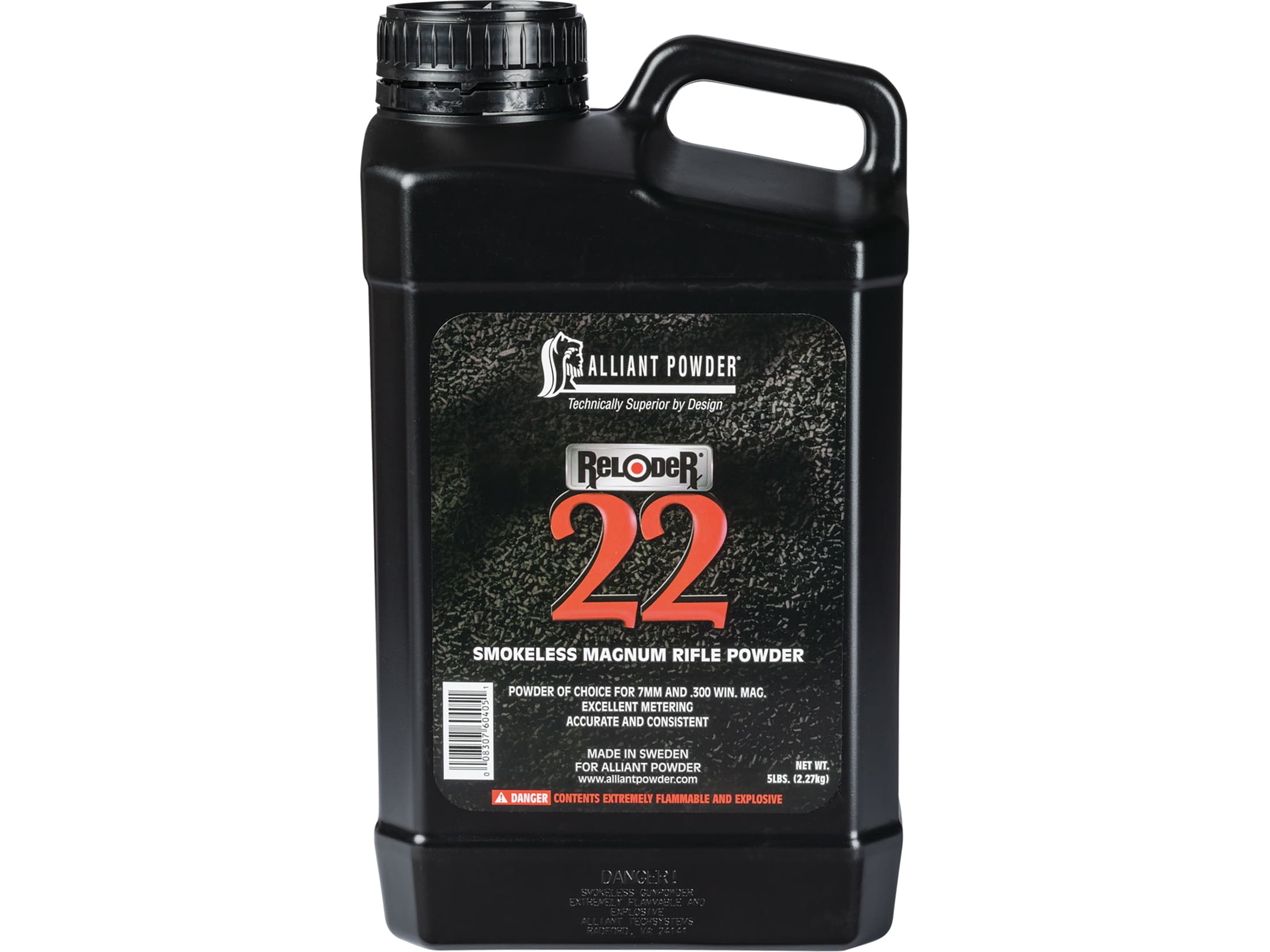 Alliant Reloder 22 Smokeless Gun Powder 5 lb