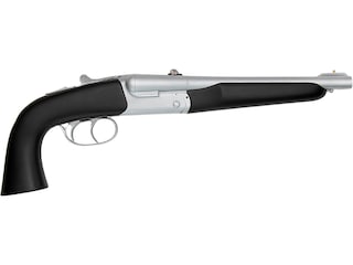 Pedersoli Howdah Alaskan Break Open Side by Side Pistol 45 Colt (Long Colt)/410 Bore 10.25" Barrel 2-Round Stainless Black image