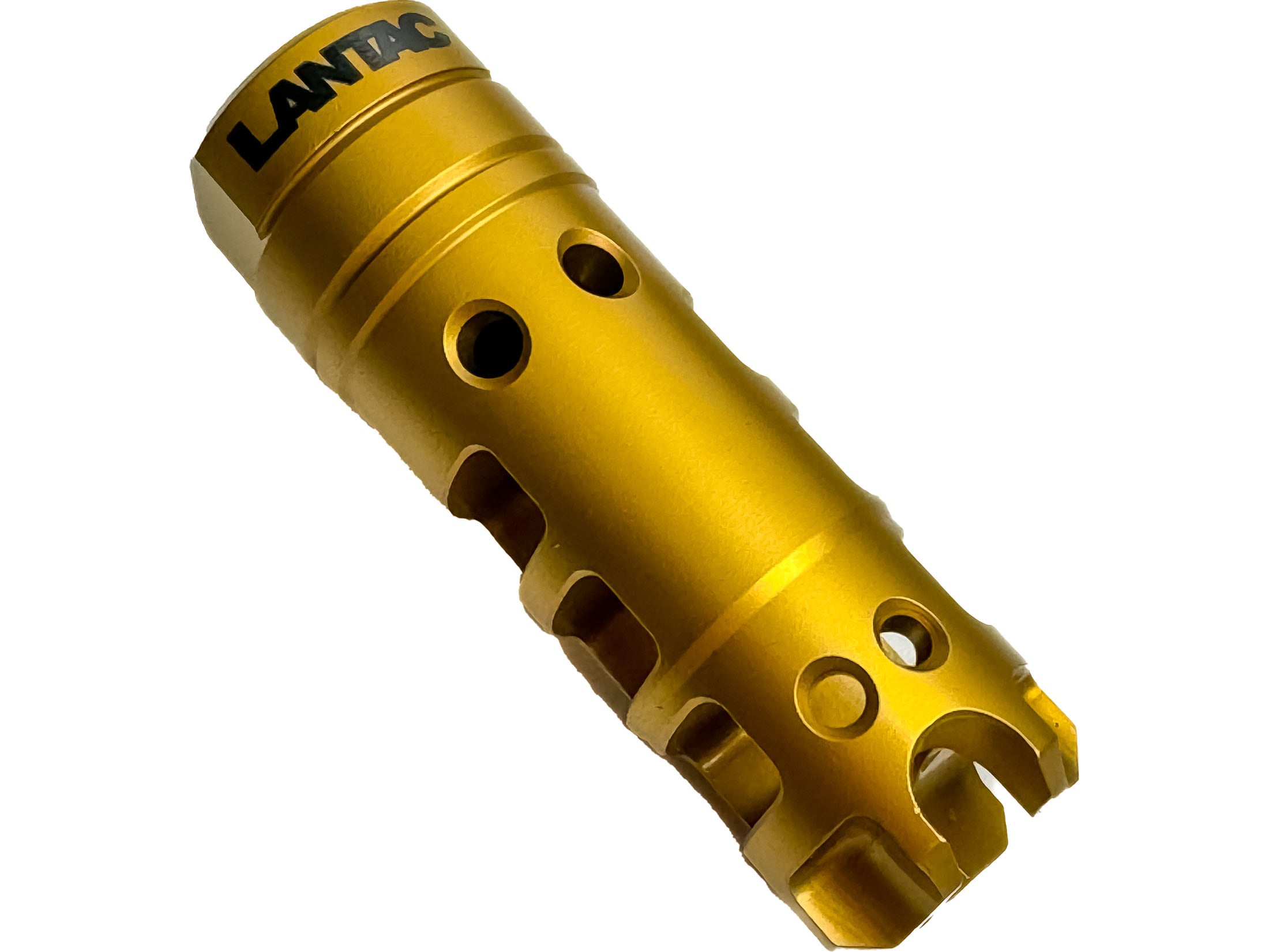 LANTAC Dragon 5.56x45mm Muzzle Brake 1/2-28 Thread AR-15 Steel Nitride