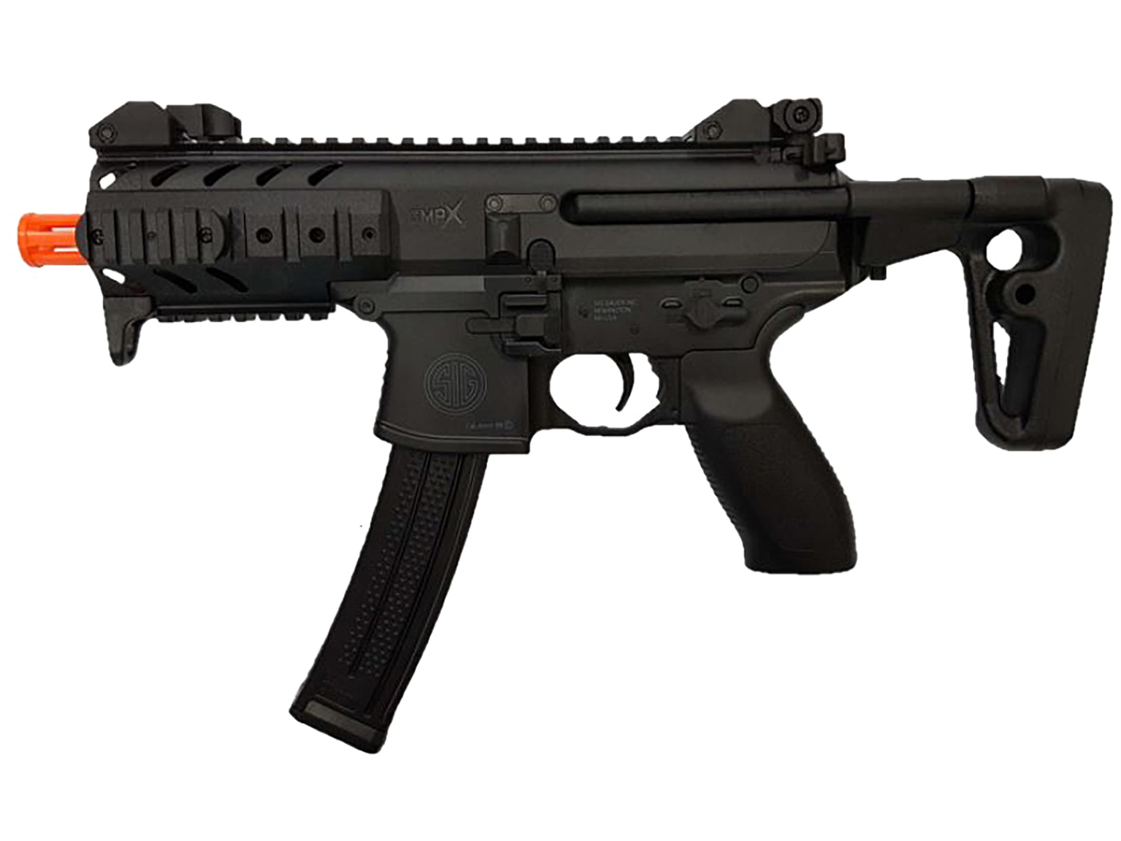 Sig Sauer MPX Airsoft Rifle 6mm BB Spring Powered Single Shot Black