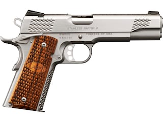 Kimber Stainless Raptor II Semi-Automatic Pistol 10mm Auto 5" Barrel 8-Round Stainless Wood image
