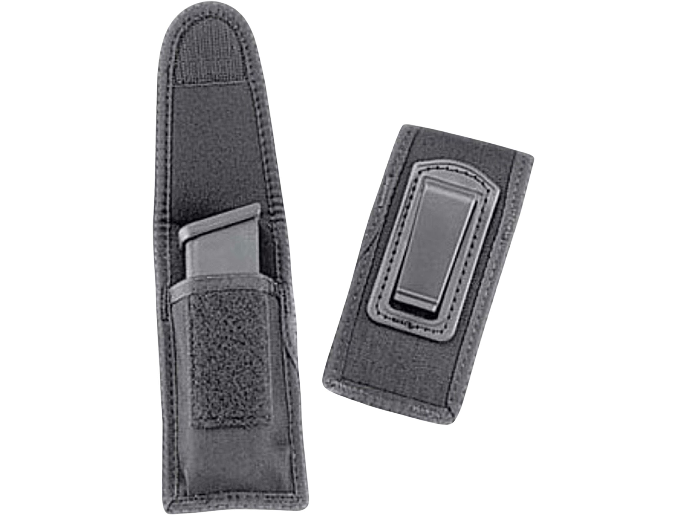 Uncle Mike's Fitted Double Mag Pouch Single Stack Black 