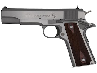 Colt 1911 Classic Semi-Automatic Pistol 38 Super 5" Barrel 9-Round Stainless Brown image