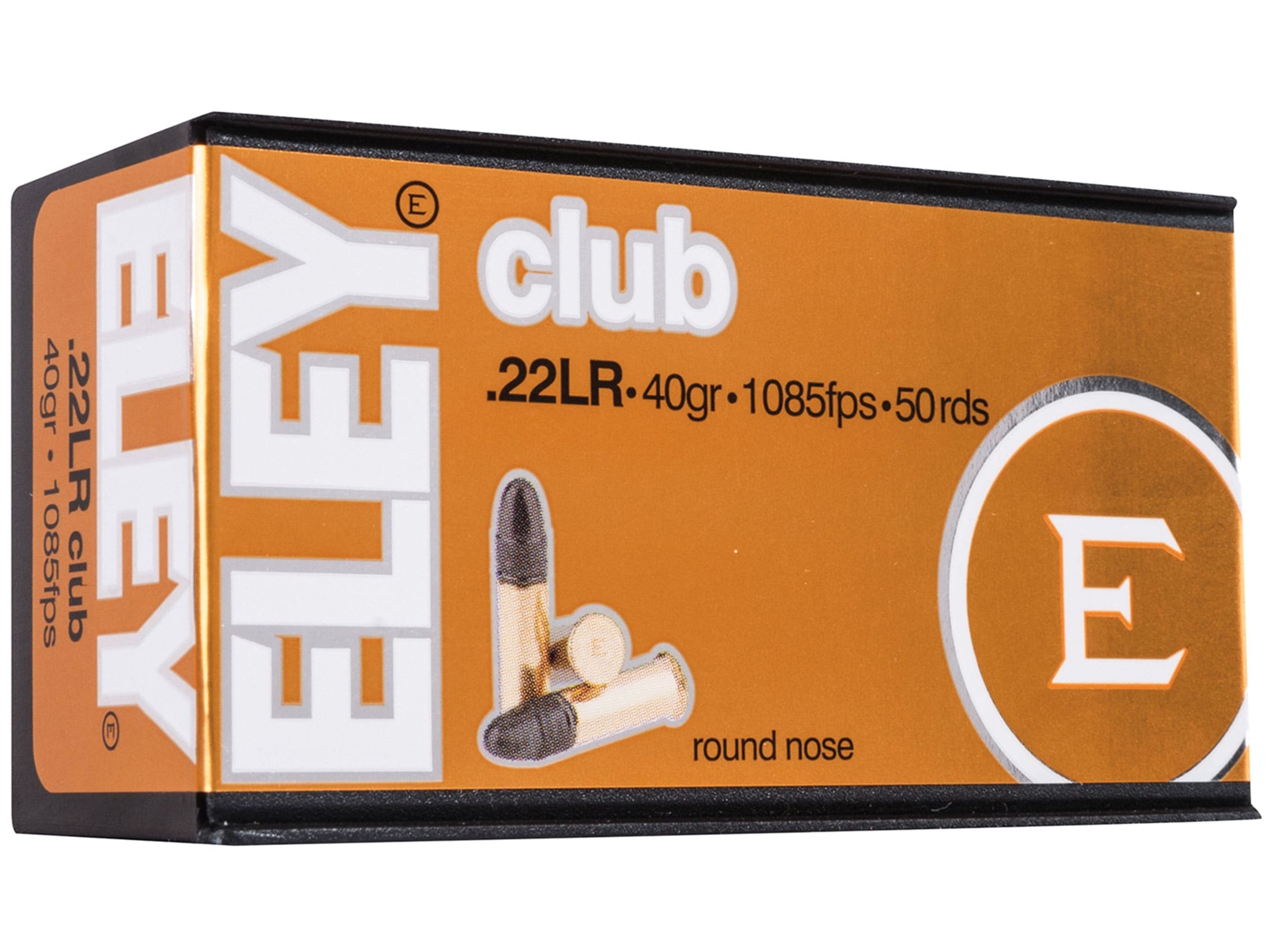 Eley Club 22LR Ammo 40 Grain Round Nose Case of 5000 (100 Boxes of 50)