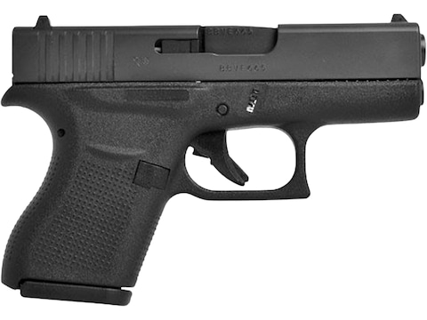 Glock 43 Semi-Automatic Pistol 9mm Luger 3.41 Barrel 6-Round Black