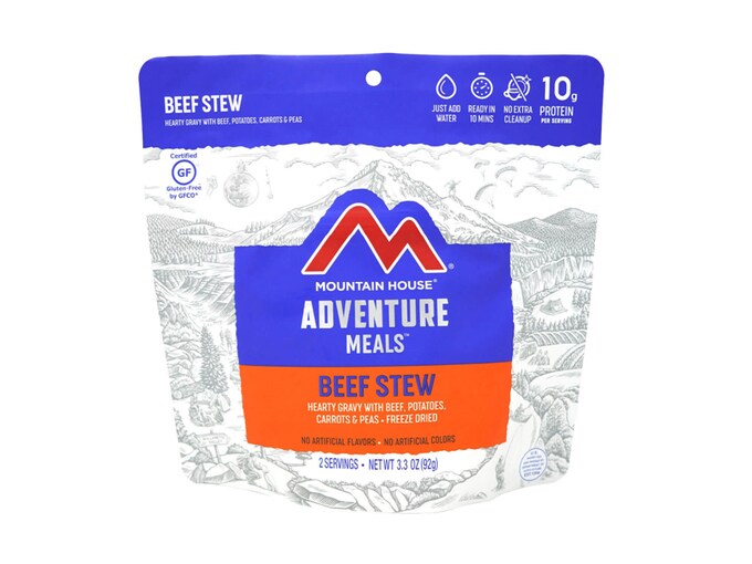 Mountain House Beef Stew Gluten Free Freeze Dried Food 2 Serving