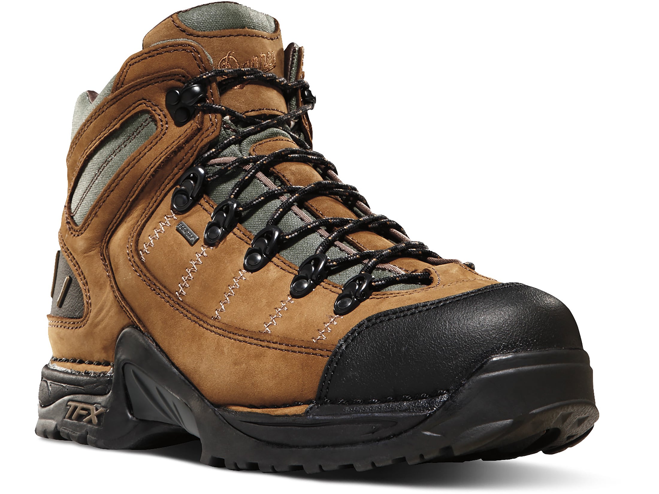 Danner 453 5.5 GORE-TEX Hiking Boots Leather Dark Tan Men's 8 D