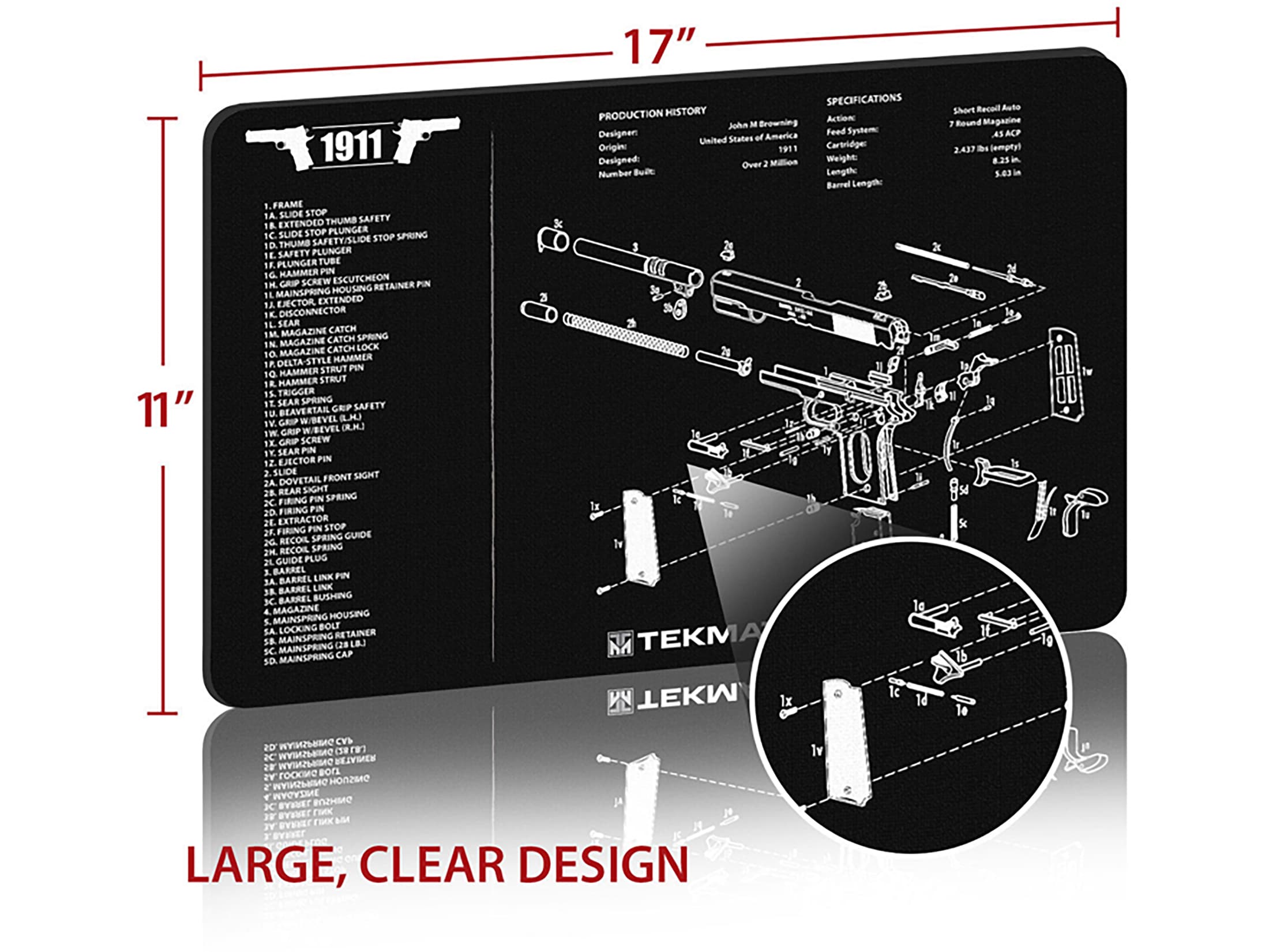 Tekmat Gun Cleaning Mat
