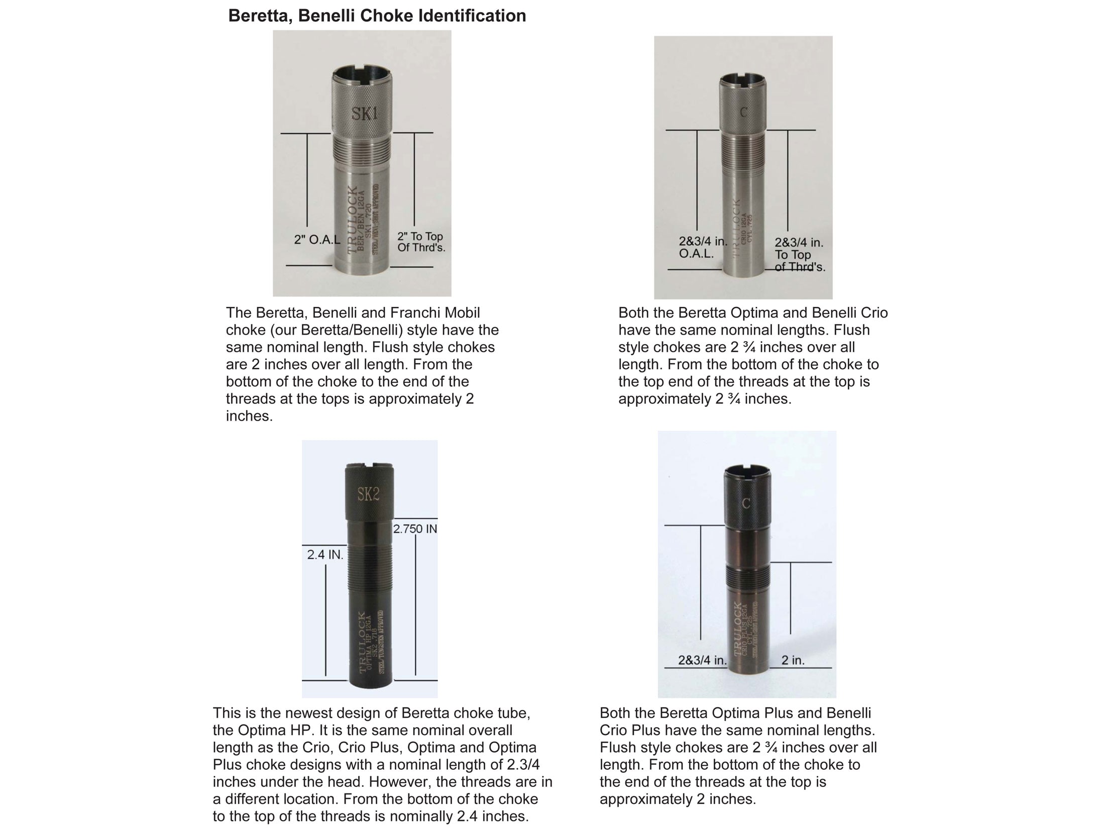 benelli nova turkey choke tubes