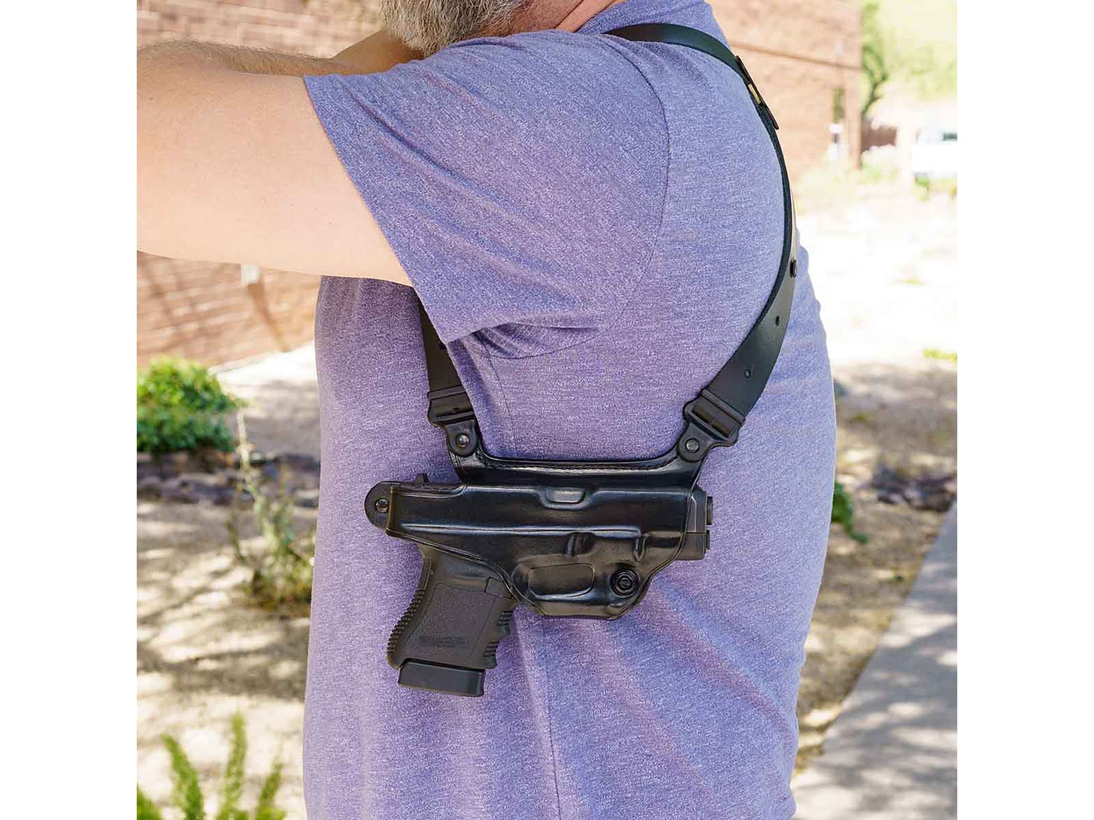 Galco Miami Classic Shoulder Holster Left Hand Sig Sauer P226 Leather