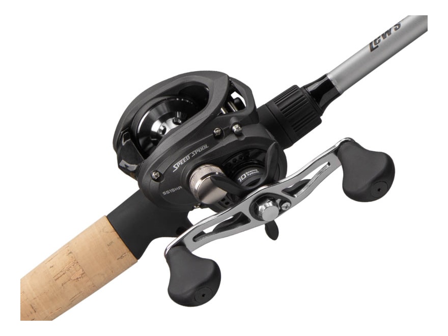 Lew’s Speed Spool LFS Baitcast Fishing Combo 7.5 Right Hand Reel with 7' MH Rod 
