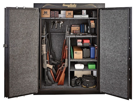 Super Titan XXL Double Door 56-Gun Fire-Resistant Modular Safe with Electronic and Mechanical Lock Black Super Titan XXL Double Door 56-Gun Fire-Resistant Modular Safe with Electronic and Mechanical Lock Black