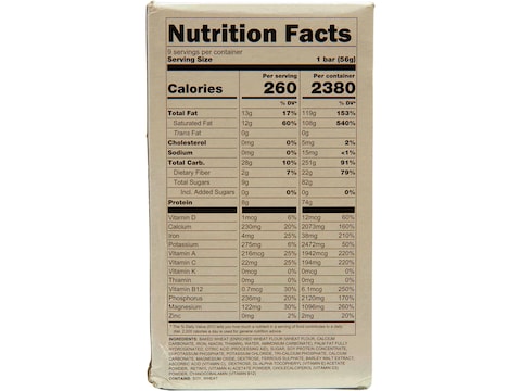 NRG-5 500 g 2300 kcal food rations