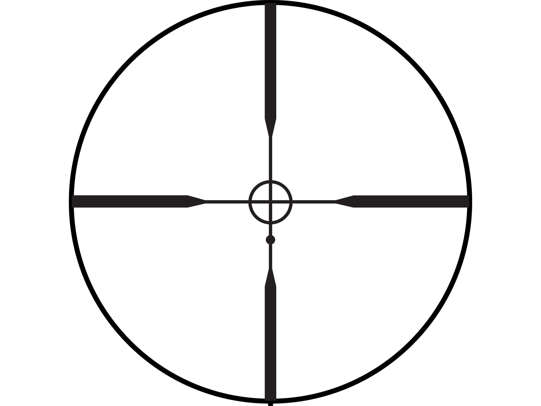 Redfield Revolution Rifle Scope 4 12x 40mm 4 Plex Reticle Matte