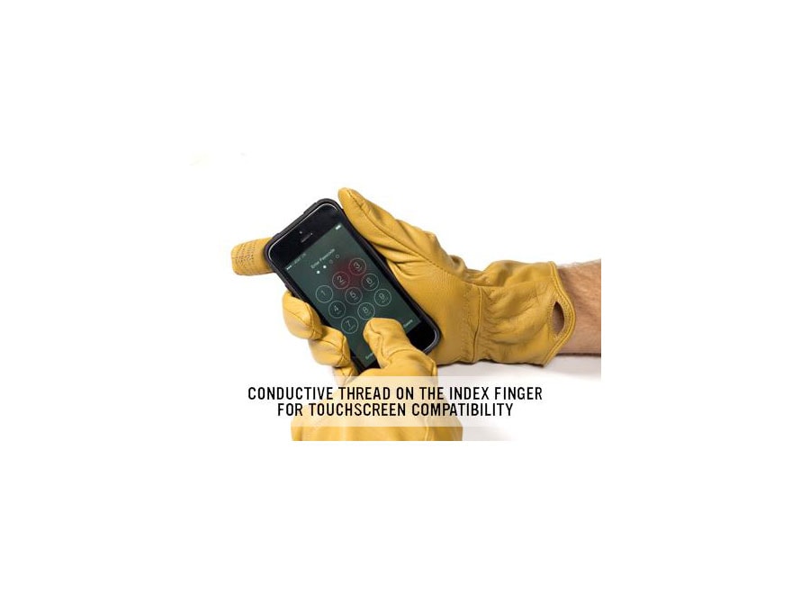 Magpul Men's Core Ranch Leather Work Gloves Tan Medium