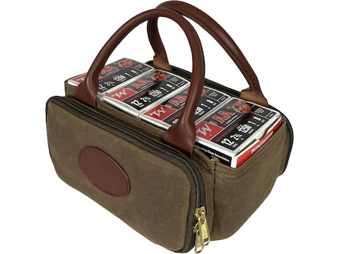 MidwayUSA Waxed Canvas Four Box Shotgun Shell Carrier
