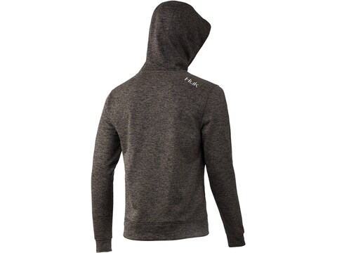 Huk Men's Fin Hoodie Fallen Rock Heather Medium