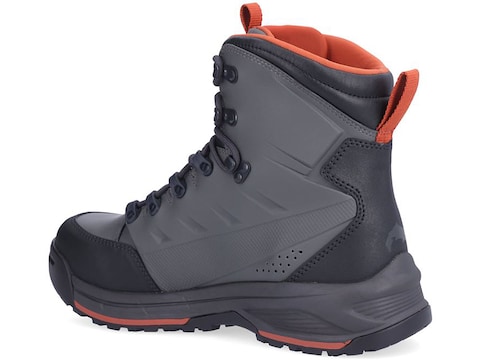 Simms Freestone Rubber Wading Boots Synthetic Gunmetal Men's 13 D
