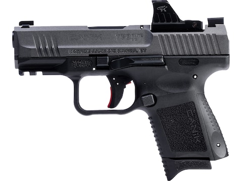 Canik TP9 Elite 9mm Luger Pistol 3.6" Barrel 15+1 Round Gray Slide Black Grip Black Frame Red Dot Sight