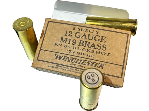 These are loaded antique Winchester brass shotgun shells in 12 gauge and 00  buck shot. - Antique Mystique