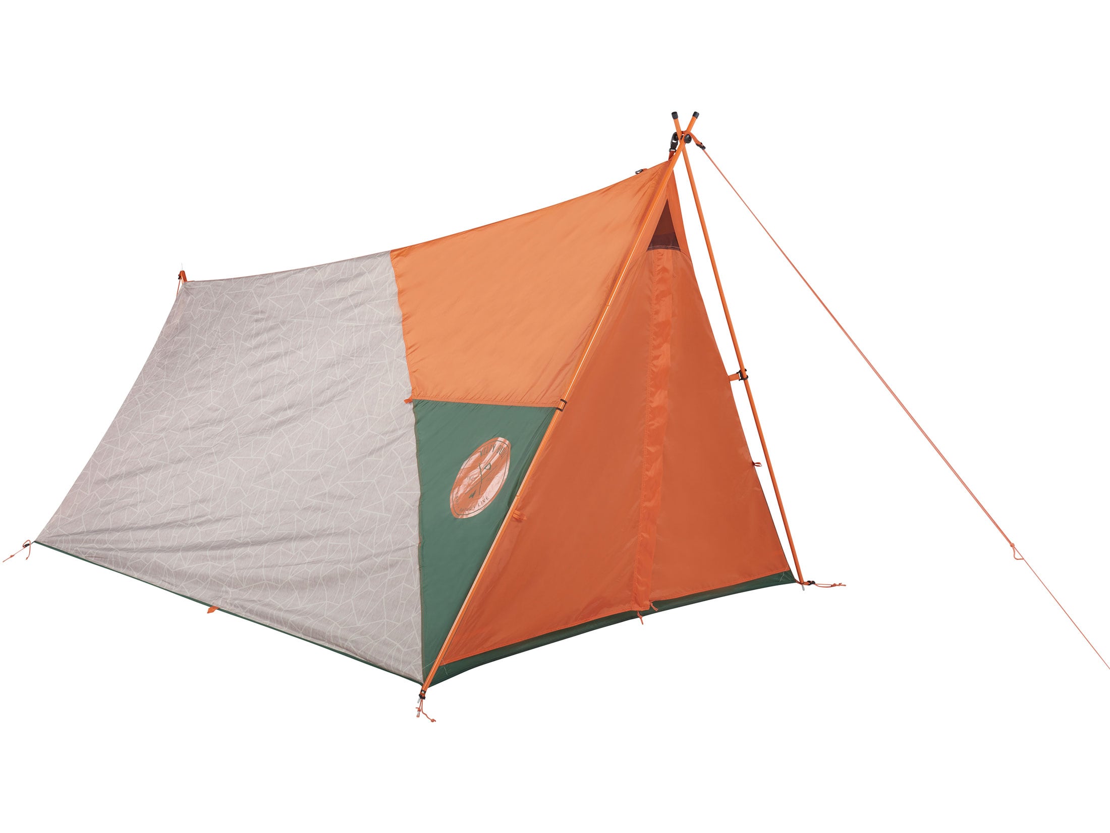 Kelty Rover 2 Person Pup Tent 83 x 60 x 53 Polyester Orange White
